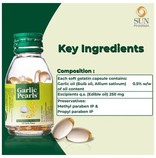 garlic pearls capsule 100's